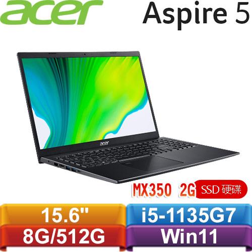 ACER宏碁 Aspire 5 A515-56G-536P 15.6吋筆記型電腦 黑