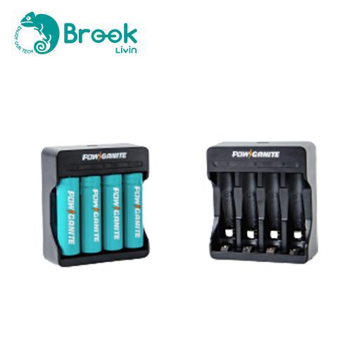 Brook Livin 耐能鋰電池充電組（4顆AA電池與充電器）