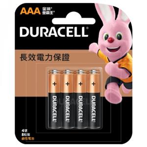 Duracell 金頂 鹼性電池4號 8入