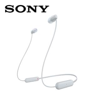 SONY 索尼 WI-C100 無線入耳式耳機 白