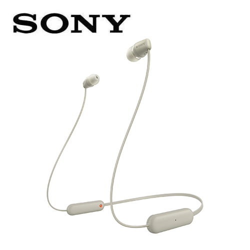 SONY 索尼 WI-C100 無線入耳式耳機 灰