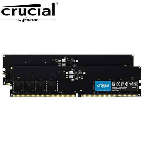Micron Crucial DDR5 4800/64G(32G*2)雙通道RAM 內建PMIC電源管理晶片