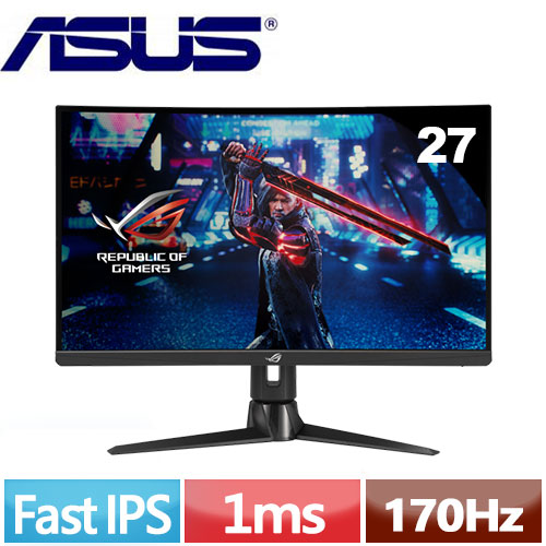 ASUS華碩27型ROG Strix XG27AQV 電競螢幕-LCD/LED液晶螢幕專館- EcLife