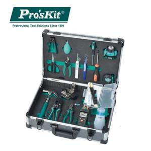 Pro’sKit寶工FTTH 專業光纖冷接工具組(19件) PK-9458