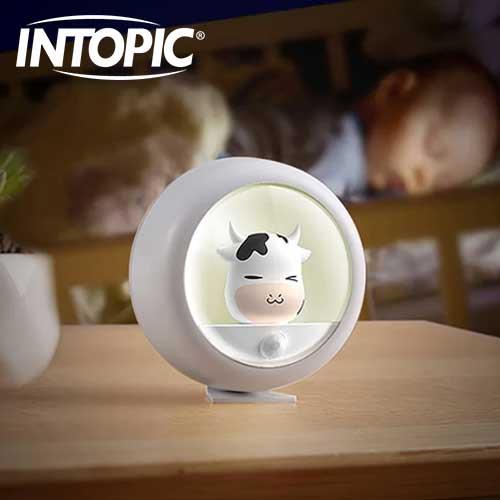 INTOPIC廣鼎 療癒乳牛自動感應小夜燈 GW-SL-001-OX