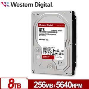 WD威騰 WD80EFPX 紅標Plus 8TB 3.5吋NAS硬碟