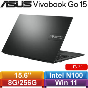 ASUS華碩 VivoBook Go 15 E1504GA-0081KN100 筆電 混成黑