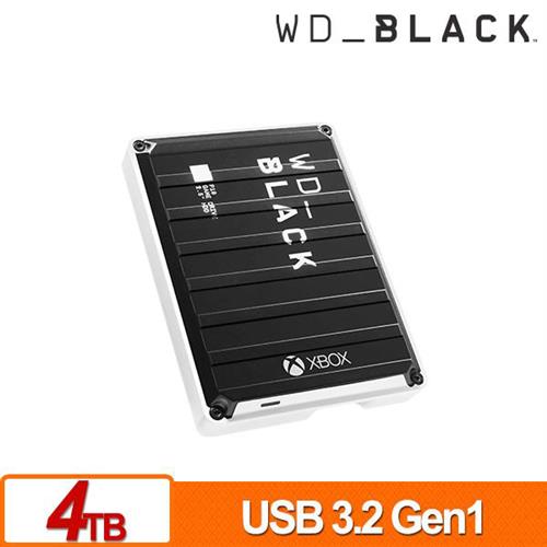 WD 黑標 P10 Game Drive for Xbox 4TB 2.5吋行動硬碟