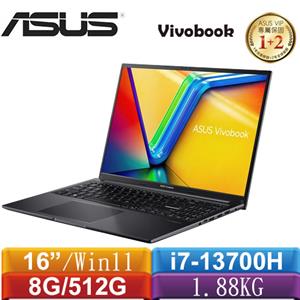 ASUS華碩 VivoBook 16 X1605VA-0041K13700H 16吋筆電 搖滾黑