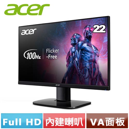 ACER宏碁 22型 KA220Q H FHD電競螢幕