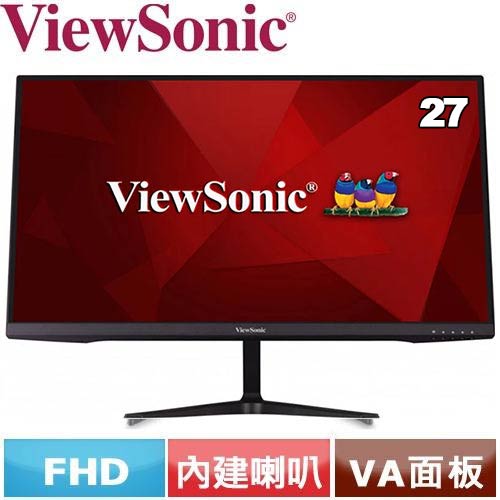 R1【福利品】ViewSonic優派 27型 VX2718-P-MHD 電競螢幕