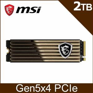 MSI微星 SPATIUM M570 PCIe 5.0 NVMe M.2 2TB HS