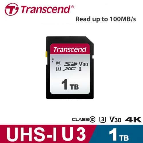 Transcend 創見 SDXC 300S 1TB 記憶卡 ( U3 / V30 )
