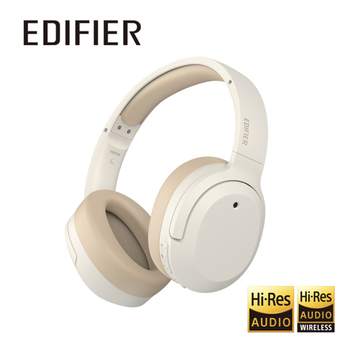 EDIFIER W820NB Plus 雙金標抗噪藍牙耳罩耳機 - 象牙白