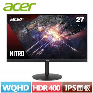 ACER宏碁 27型 XV272U RV 2K HDR 電競螢幕
