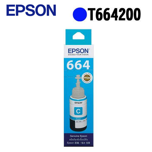 EPSON 原廠連續供墨墨瓶 T664200 (藍)