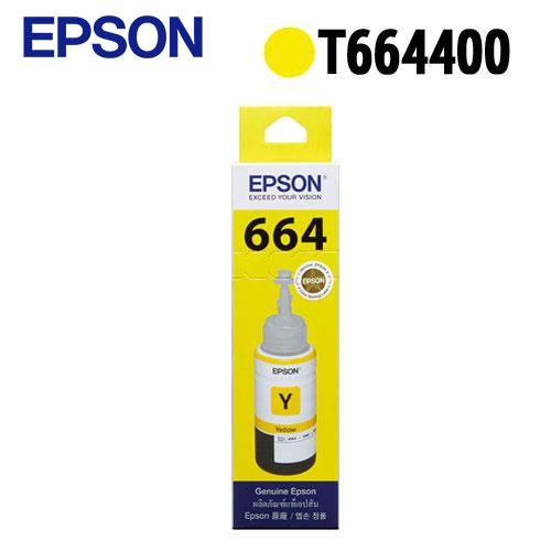 EPSON 原廠連續供墨墨瓶 T664400 (黃) 