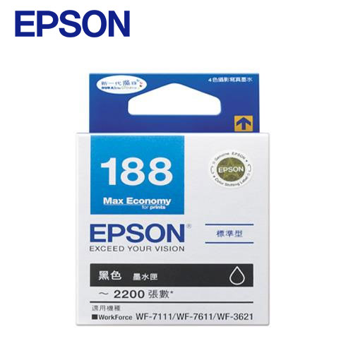 EPSON T188150 原廠黑色墨水匣   