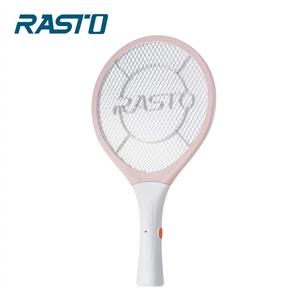 RASTO AZ1 電池式極輕量捕蚊拍-粉