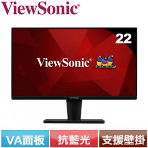 R1【福利品】ViewSonic優派 22型 VA2215-MH 窄邊寬螢幕