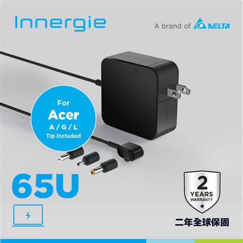 台達Innergie 65U 65W【Acer宏碁】筆電變壓/充電器