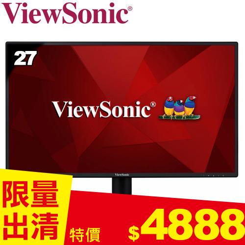 ViewSonic優派 27型 2K IPS液晶螢幕 VA2719-2K-SMHD