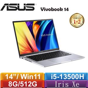 ASUS華碩 VivoBook 14 X1405VA-0051S13500H 14吋筆電 冰河銀