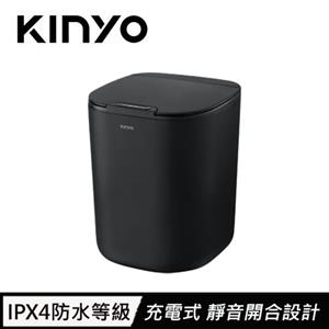 KINYO 智慧感應垃圾桶16L EGC-1245 黑色