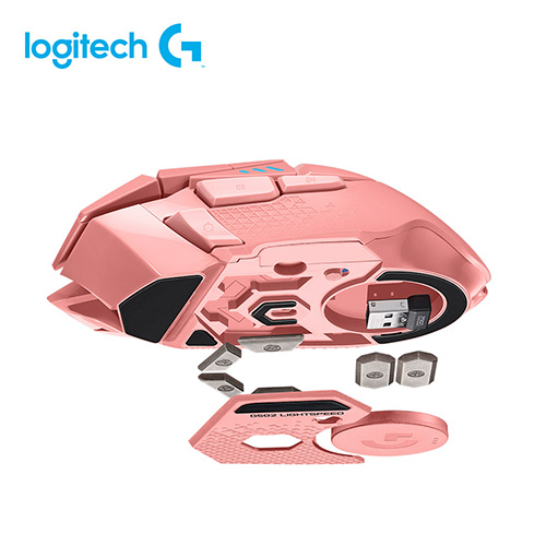 Logitech 羅技 G502 Lightspeed 無線遊戲滑鼠 粉