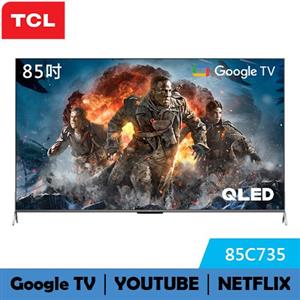 TCL 85吋 C735 QLED Google TV 量子智能連網液晶顯示器 85C735