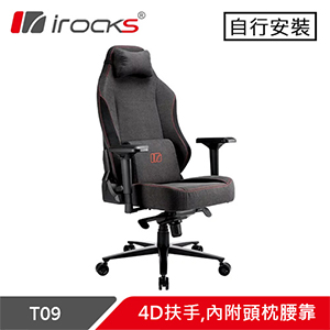 i-Rocks 艾芮克 T09 布面質感電競椅