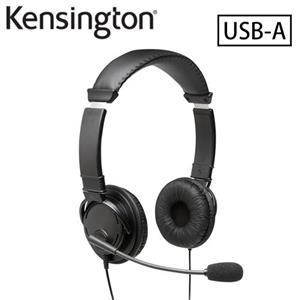 Kensington肯辛頓 USB-A 立體聲有線耳機麥克風K97601WW