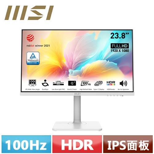 MSI微星 24型 Modern MD2412PW 美型商務螢幕