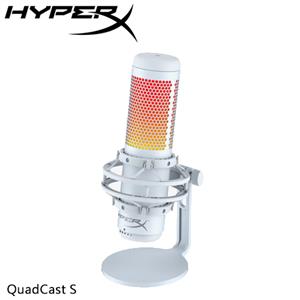 HyperX QuadCast S USB 電容式電競麥克風 白 519P0AA
