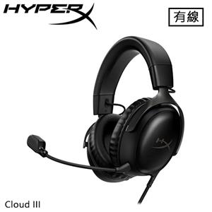 HyperX Cloud III 電競耳麥 黑 727A8AA