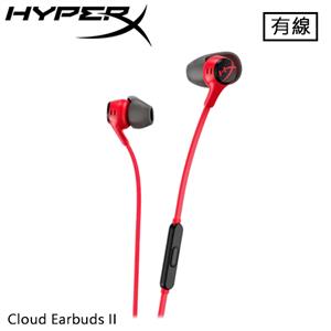 HyperX Cloud Earbuds II 雲雀2 入耳式電競耳機 紅 705L8AA
