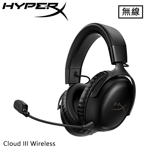 HyperX Cloud III Wireless 颶風3 無線電競耳機 黑 77Z45AA