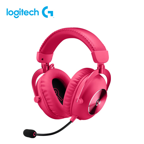Logitech 羅技 Pro X II 職業級無線電競耳麥 - 第二代(桃紅)
