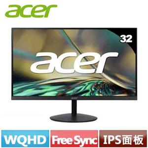 ACER 32型 SA322QU A 超薄2K美型螢幕