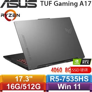 ASUS TUF Gaming A17 FA707NV-0022B7535HS 17.3吋筆電