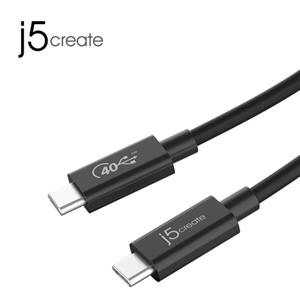 j5 USB4® Gen 3 全功能極速傳輸線 黑色