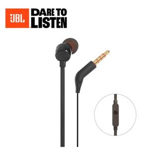 【JBL】TUNE 110 3.5mm線控耳機 黑
