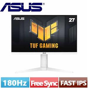 R2【福利品】ASUS華碩 27型 TUF Gaming VG27AQL3A-W 電競顯示器 白
