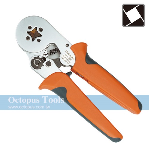 Octopus尚卓 歐式管形棘輪端子鉗 四邊形 AWG 23-10 (514.306)