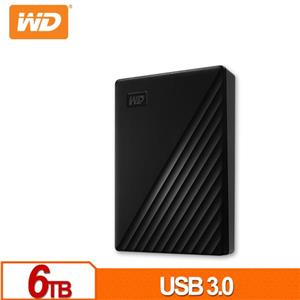 WD 威騰 My Passport 6TB (黑) 2.5吋行動硬碟