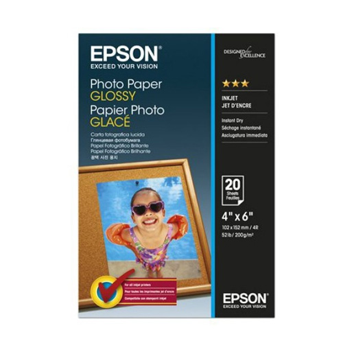 【40本】EPSON 4x6超值光澤相片紙S042546 (20入