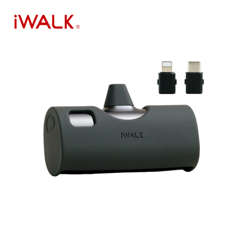 iWALK TWINS 雙頭直插式行動電源-午夜黑