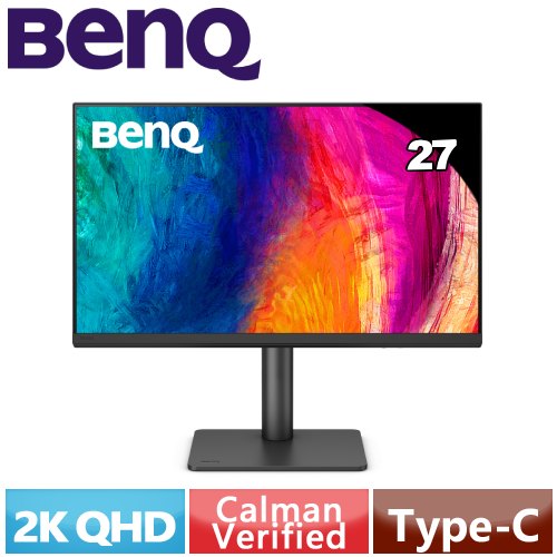 BenQ明基 27型 PD2706QN USB-C 2K 專業設計繪圖螢幕