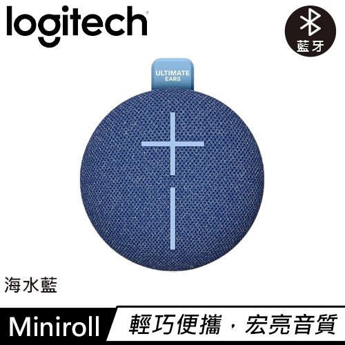 Logitech 羅技 ULTIMATE EARS Miniroll 攜帶式藍牙喇叭 海水藍