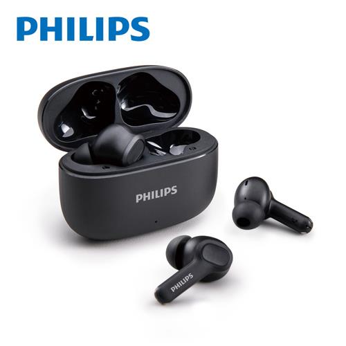 PHILIPS 飛利浦 強力低音入耳式無線藍牙耳機 黑色 (TAT1109BK)